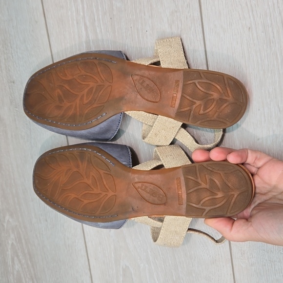 Born Women Chulu Leather Loafer Slip on ballet shoes sz 8M - Picture 10 of 12